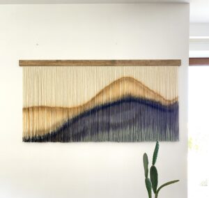 wool painting wall hanging