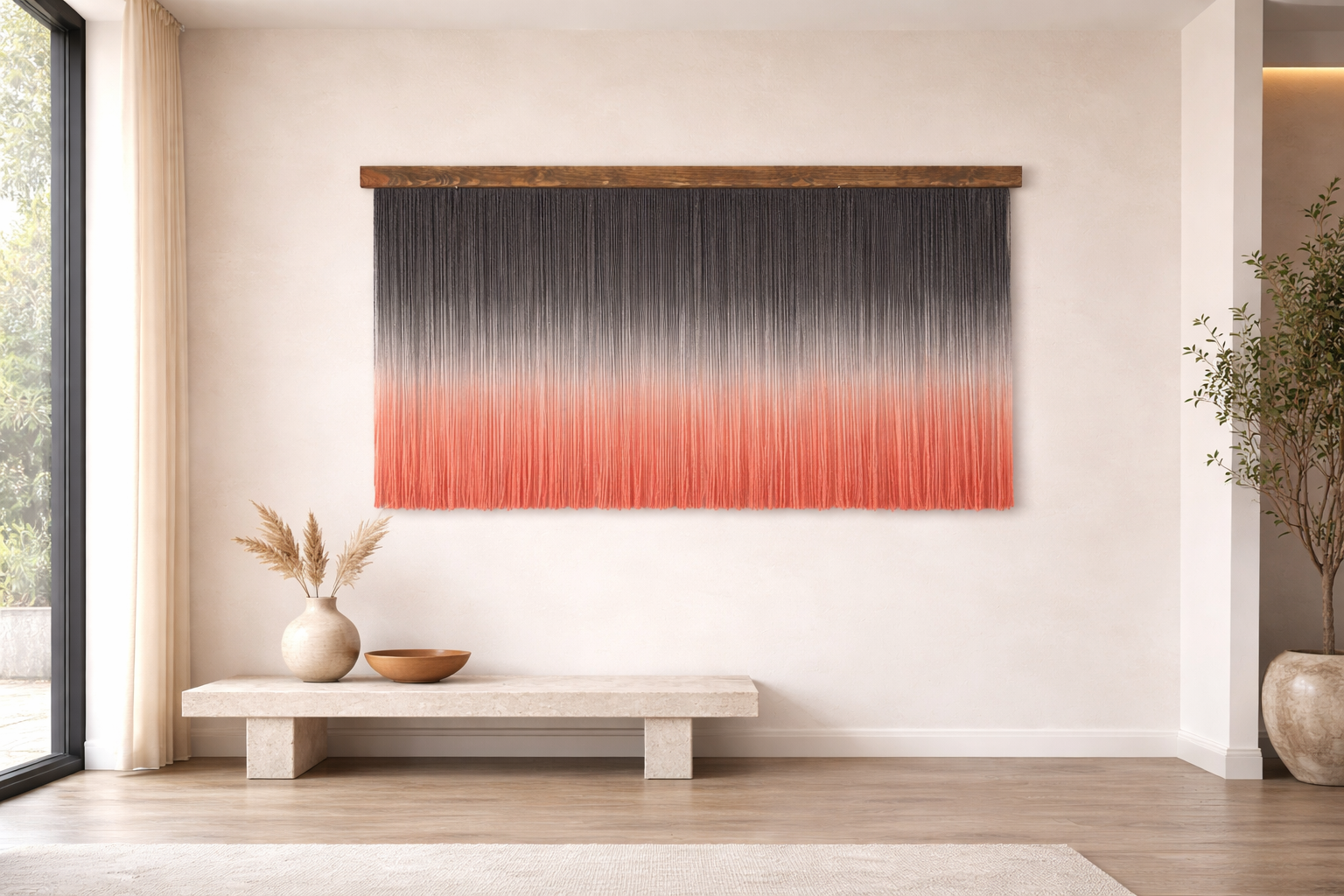 Wall Art- Sensory color vibrations -Blush wall decor,