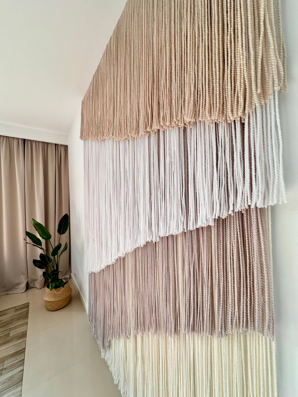 Extra Large Vertical Fiber Art