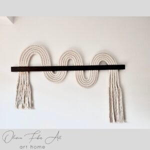 rope cotton wall art
