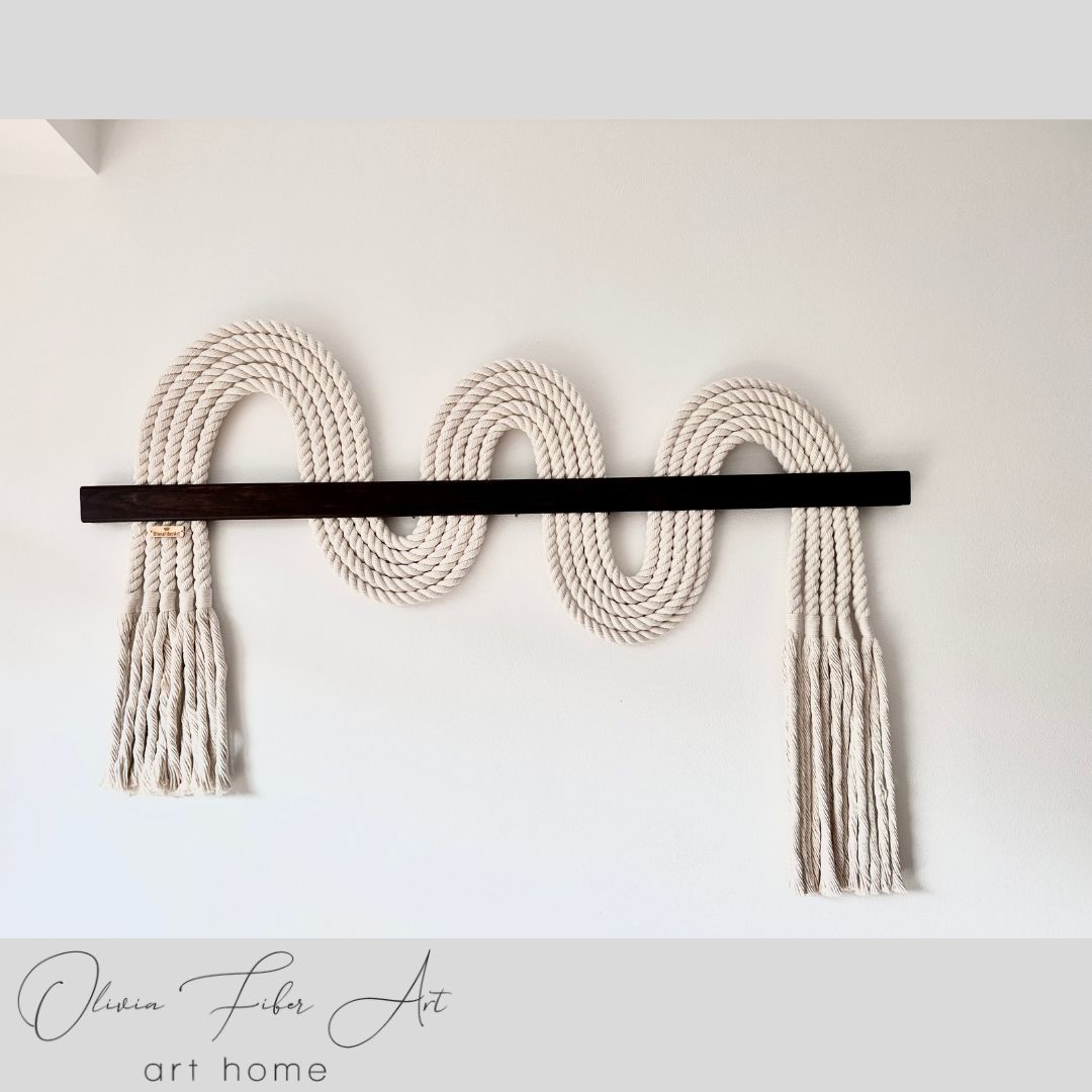 rope cotton wall art