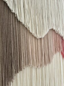 large wool wall art for hotel interior