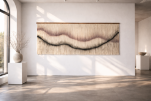 108” Hand Dyed Wool Oversized Statement Piece